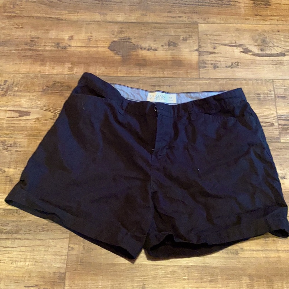 BLACK CHINO SHORTS! Sz. 12 NEVER WORN!!